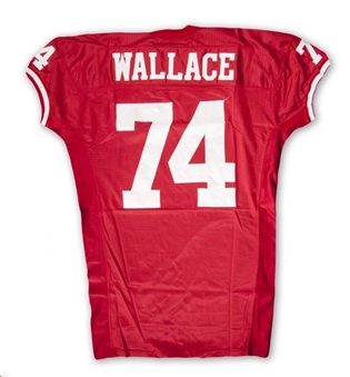 1995 Steve Wallace San Francisco 49ers Game Worn Home Jersey (49ers LOA)